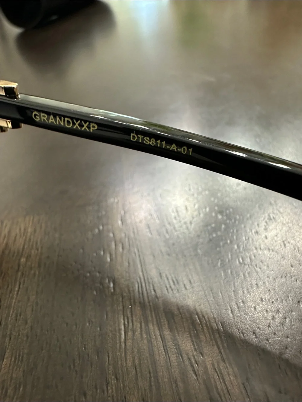 DITA Grand-XXP Black Gradient Shield Sunglasses with Gold Accents Unisex